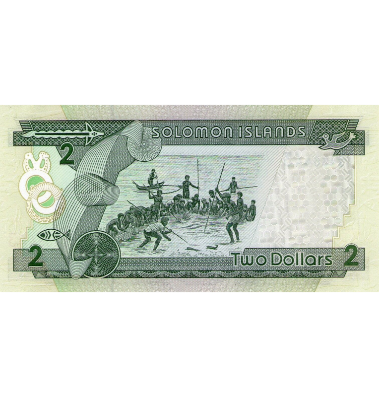 Solomon Islands 2 Dollars 1997 ND Pick 18